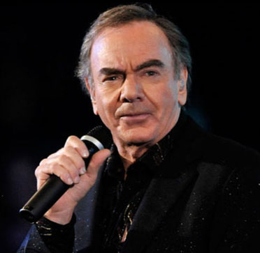 Singe and musician Neil Diamond